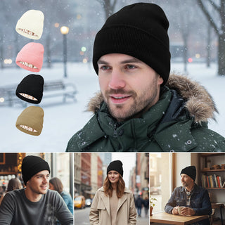 Sakerplus® Satin Lined Knit Beanie Hat