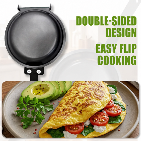 Sakerplus® Flip Jack Double-Sided Pancake Frying Pan