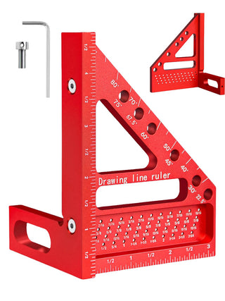 Sakerplus® 3D Multi Angle Carpenter Square Ruler