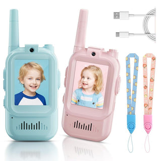 Sakerplus Rechargeable Video Walkie Talkies for Kids