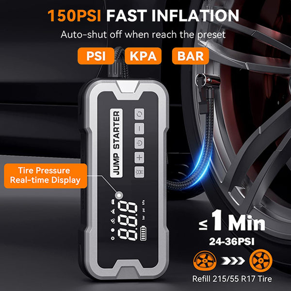 SAKER 4-IN-1 Portable Jump Starter
