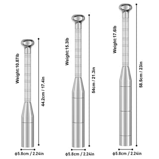 Sakerplus Adjustable Steel Macebell For Training