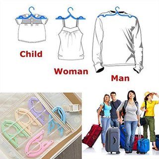 Sakerplus® Portable Foldable Travel Hangers Set