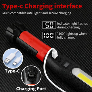 Sakerplus® Automotive Rechargeable Magnetic Work Light