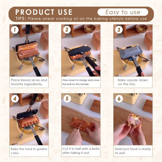 Sakerplus® Double Sided Sandwich Maker Pan