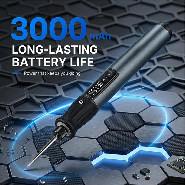 Sakerplus® Professional Cordless Digital Soldering Iron