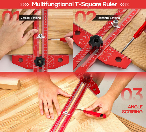 Regla de línea de marcado Saker Woodworking Scriber