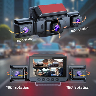 Sakerplus® 360 Front And Rear Dash Cam