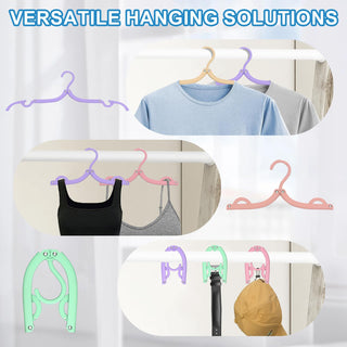 Sakerplus® Portable Foldable Travel Hangers Set