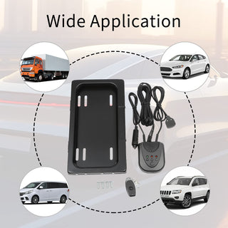 Sakerplus Electric Car Retractable License Frame