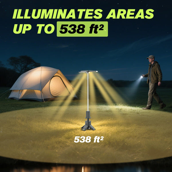 Linterna de camping telescópica recargable Sakerplus
