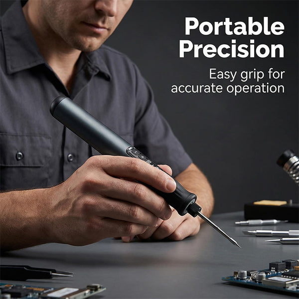 Sakerplus® Professional Cordless Digital Soldering Iron