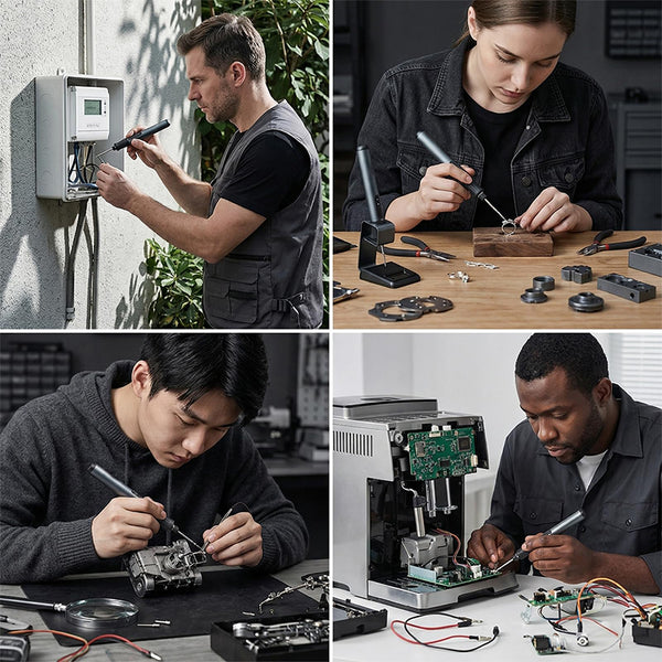 Sakerplus® Professional Cordless Digital Soldering Iron