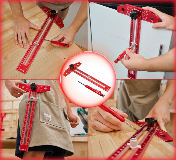 Regla de línea de marcado Saker Woodworking Scriber