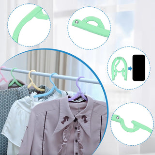 Sakerplus® Portable Foldable Travel Hangers Set