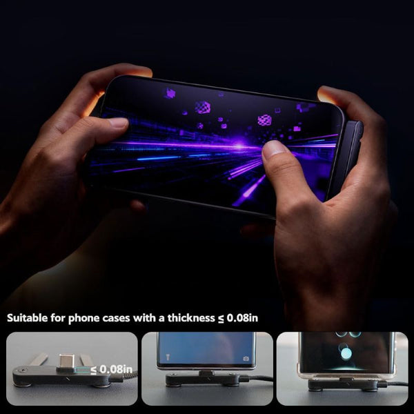 Soporte para cable USB C plano en ángulo recto Sakerplus®