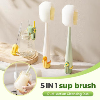 Sakerplus® Multifunctional Bottle Cleaning Brush Set
