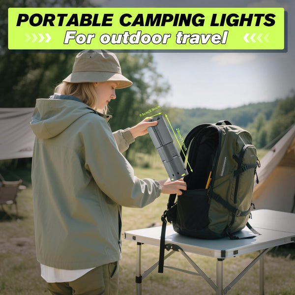 Linterna de camping telescópica recargable Sakerplus