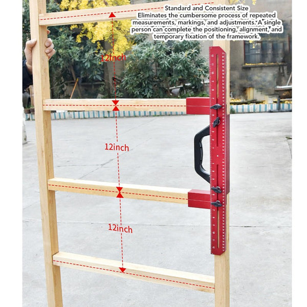 Sakerplus® Adjustable Aluminum Framing Layout Jig