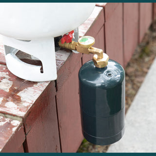 Sakerplus® Propane Refill Adapter With Ball Valve