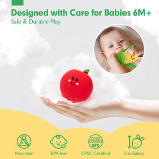 Sakerplus® Baby Sensory Fruit Play Set