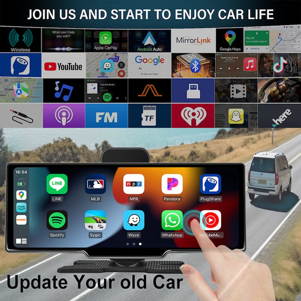 Sakerplus® Wireless CarPlay Touch Screen