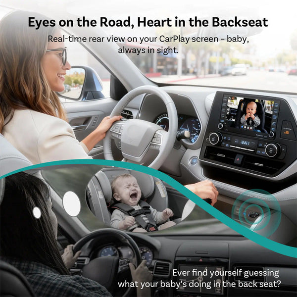 Sakerplus® Wireless CarPlay Rear Seat Camera