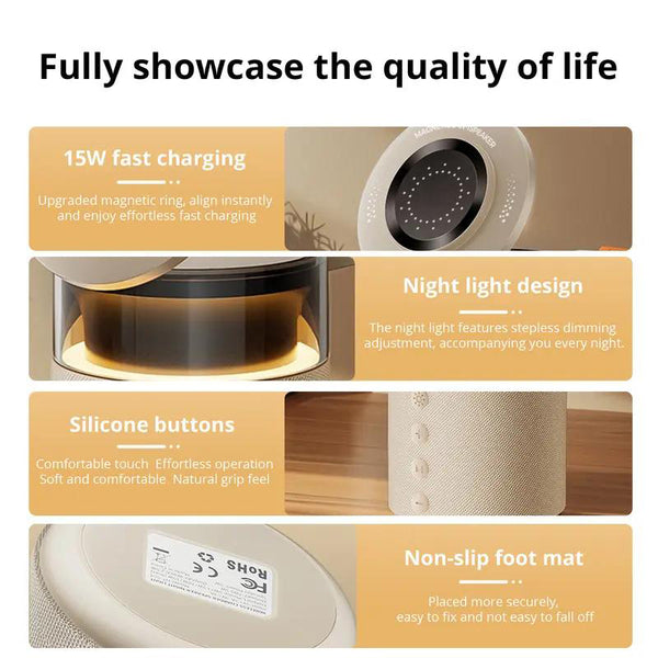 Sakerplus® 5-in-1 Magnetic Wireless Charging Station