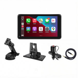 Sakerplus® Wireless CarPlay Portable Touchscreen Stereo