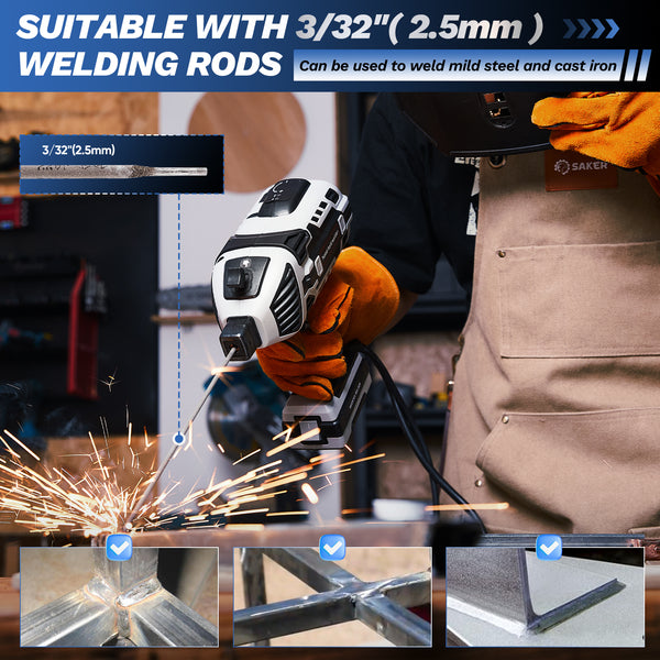 Varillas de soldadura para máquina de soldar Sakerplus – 40 unidades