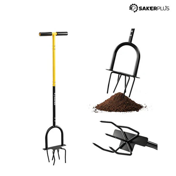 Sakerplus® Hand Tiller Garden Tool