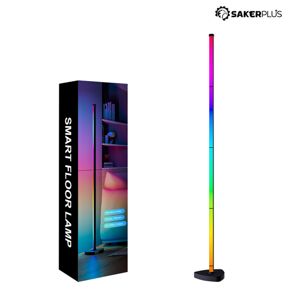 Sakerplus® Multicolor Music Sync Corner Floor Lamp