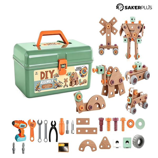 Sakerplus® Kids STEM Tool Set With Drill