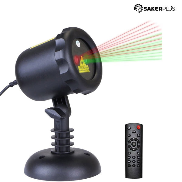 Sakerplus® Three Color Outdoor Christmas Laser Lights