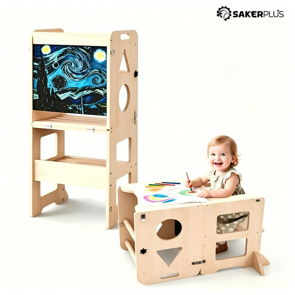 Sakerplus® Learning Tower With Blackboard