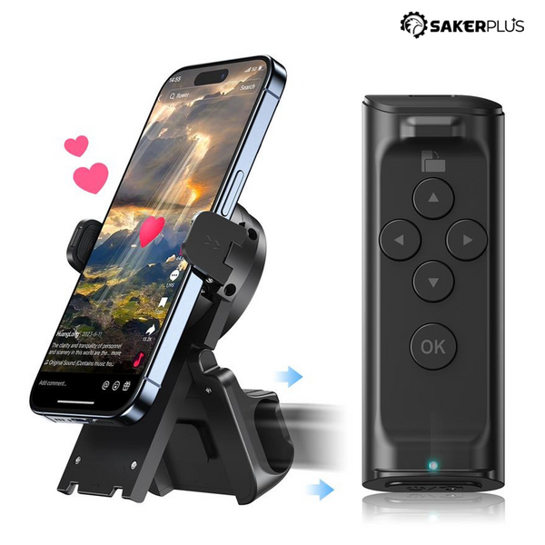 Sakerplus® Bluetooth Remote Page Turner Stand