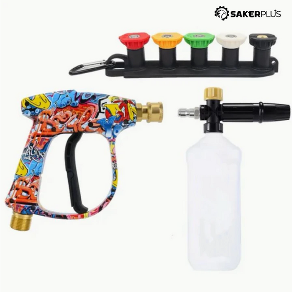 Sakerplus® Dual Function Pressure Washer Foam Cannon