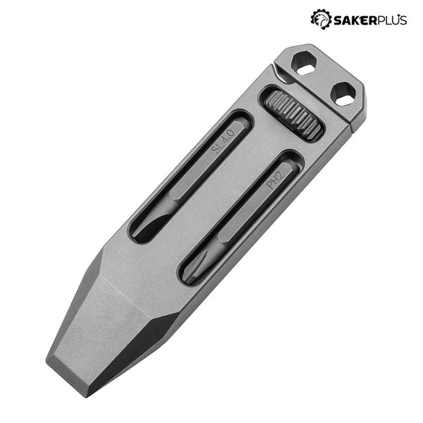 Sakerplus® Titanium Alloy Multifunction Pocket Pry Bar