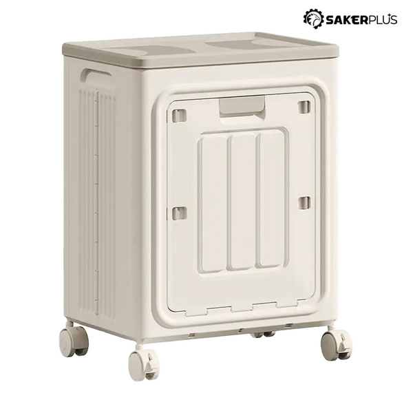 Sakerplus® Large Rolling Storage Box With Lid