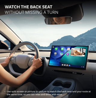 Sakerplus® 2-In-1 Baby Car Monitor