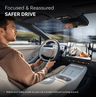 Sakerplus® 2-In-1 Baby Car Monitor