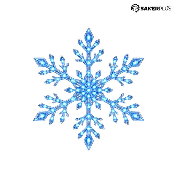 Sakerplus® LED Snowflake Wall Decoration Light Set
