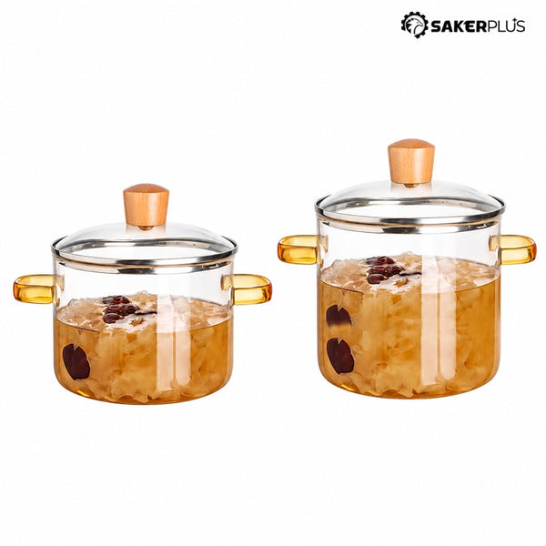 Sakerplus® Glass Simmer Pot For Quick Heating