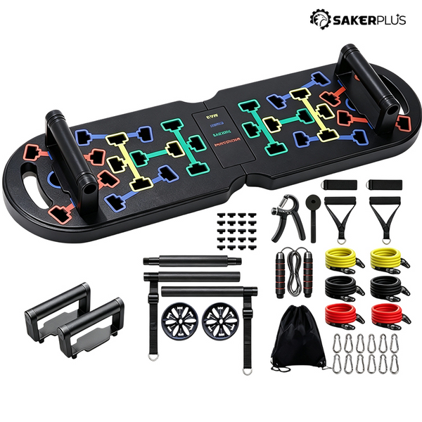 Sakerplus® Foldable Push Up Board Workout System