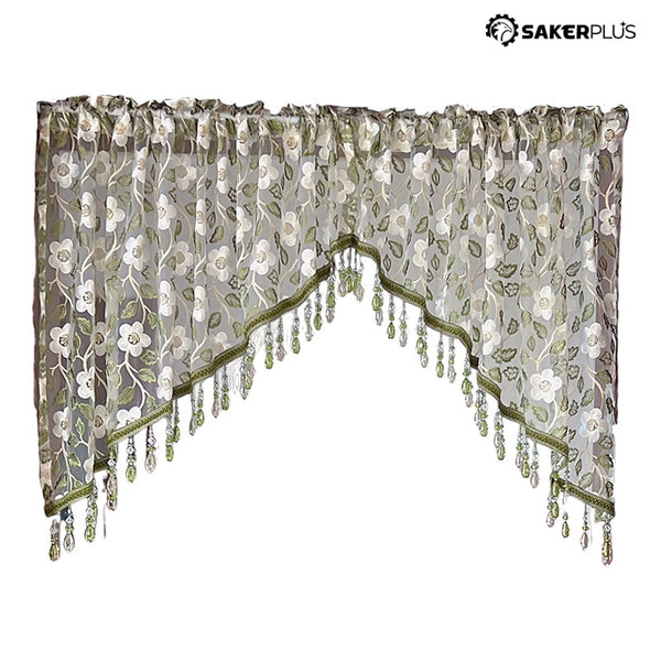 Sakerplus® Bedroom Lace Curtain With Adjustable Rod