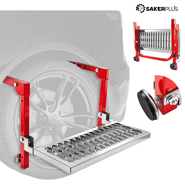 Sakerplus® Heavy Duty Folding Tire Step