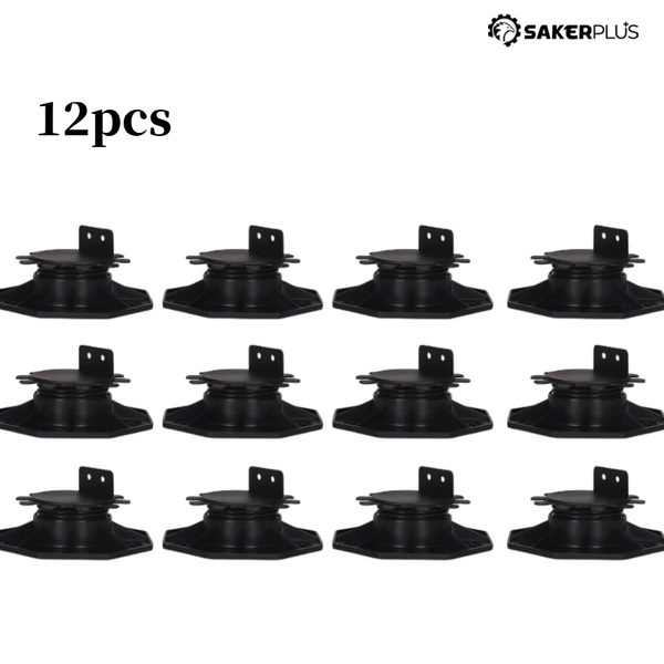 Sakerplus® Adjustable Deck Support Pedestal Kit