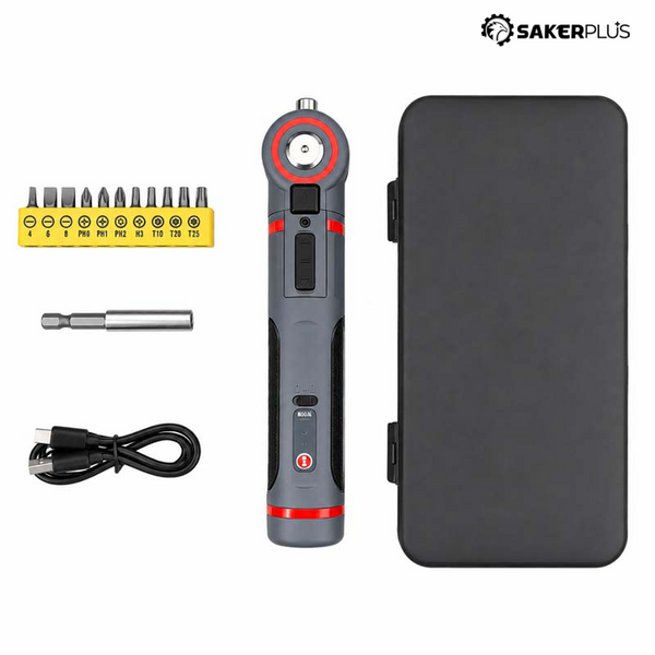 Sakerplus® Rechargeable 4V Screwdriver with Pivoting Head