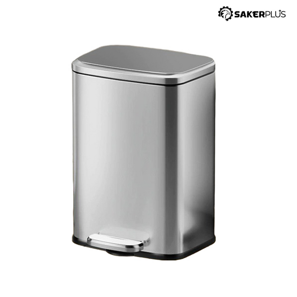 Sakerplus® Stainless Steel Trash Can with Lid