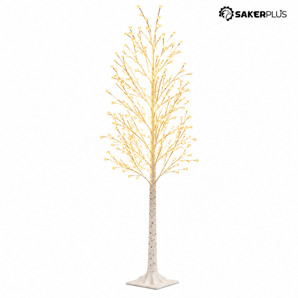Sakerplus® Warm White LED Birch Tree Lights
